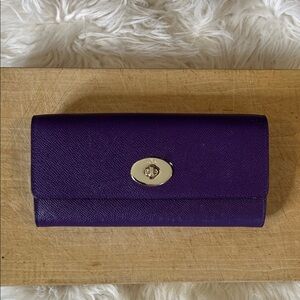 Coach Purple Wallet